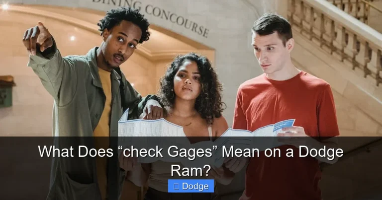 What Does “check Gages” Mean on a Dodge Ram?