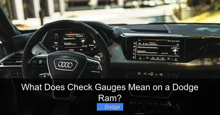 What Does Check Gauges Mean on a Dodge Ram?