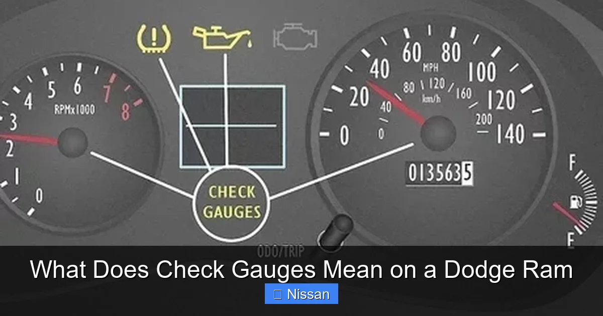 What Does Check Gauges Mean on a Dodge Ram
