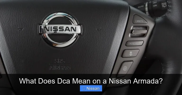 What Does Dca Mean on a Nissan Armada?