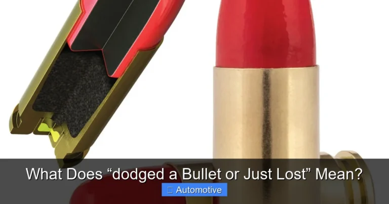 What Does “dodged a Bullet or Just Lost” Mean?
