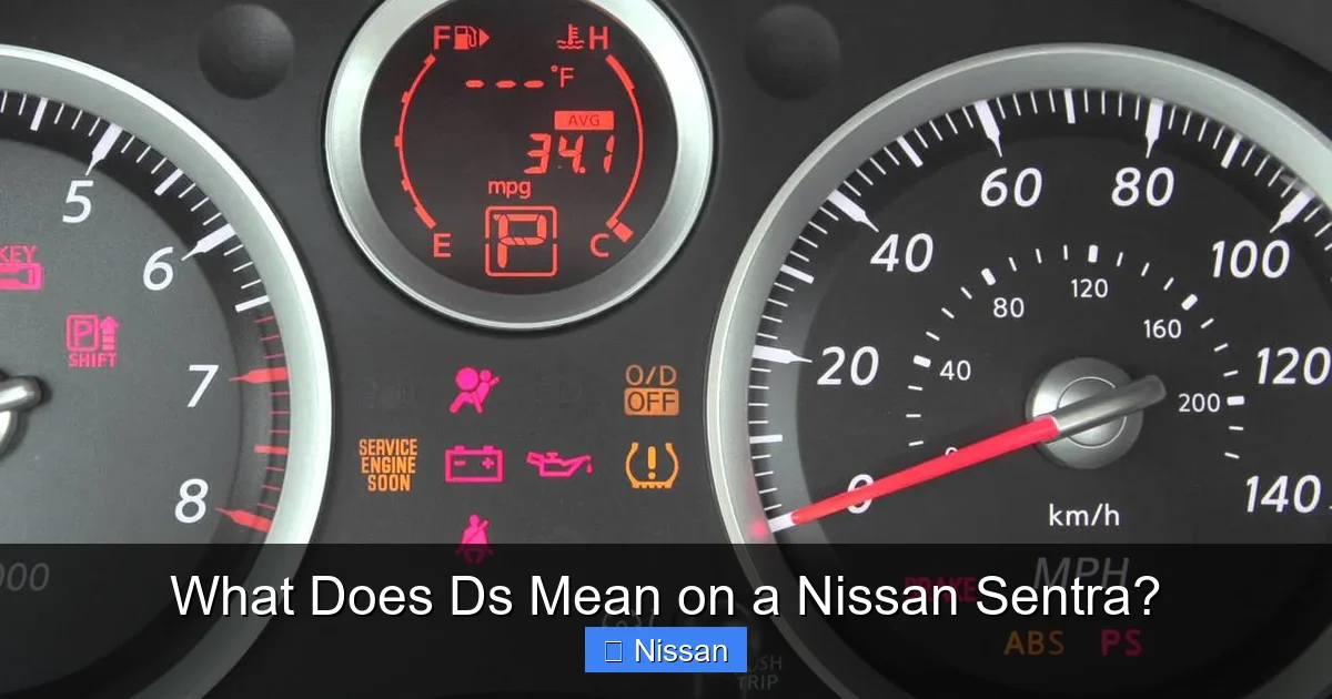 What Does Ds Mean on a Nissan Sentra?