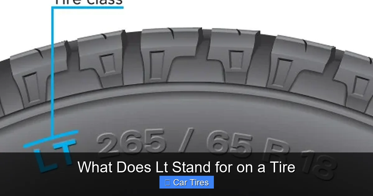 What Does Lt Stand for on a Tire