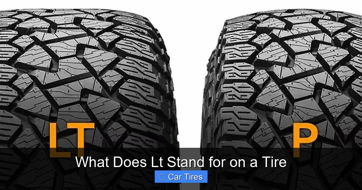 What Does Lt Stand for on a Tire