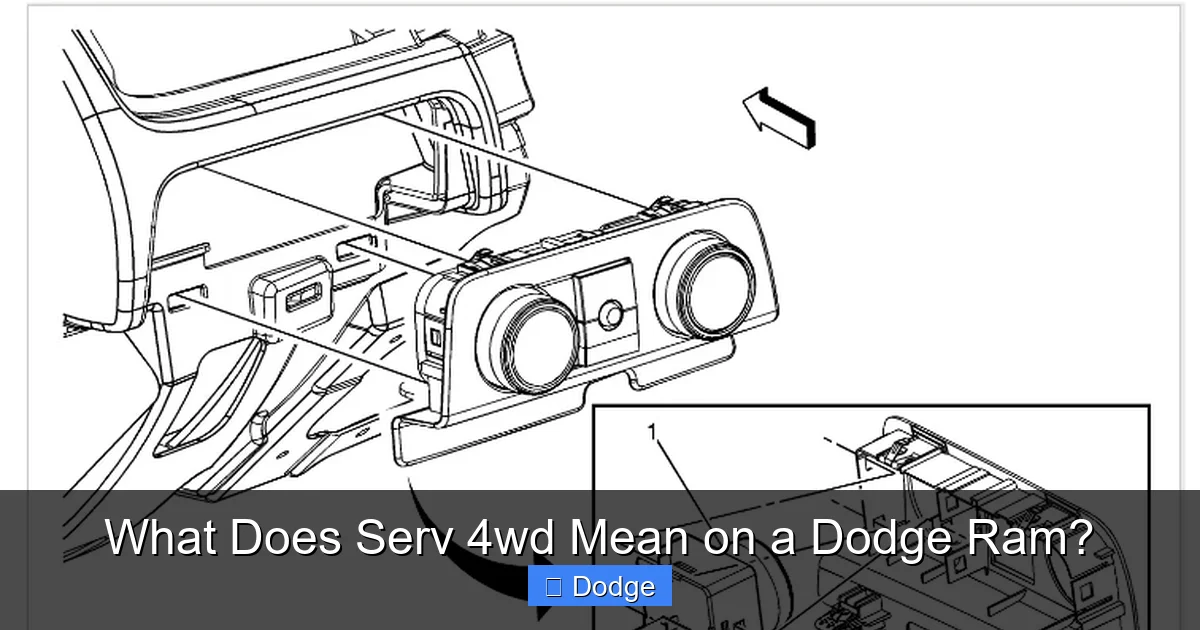 What Does Serv 4wd Mean on a Dodge Ram?