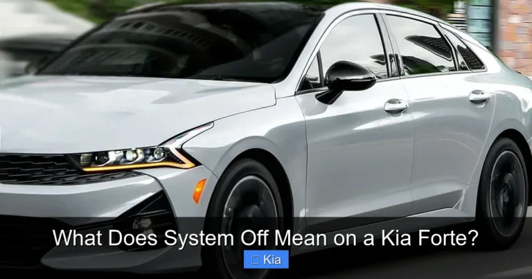 What Does System Off Mean on a Kia Forte?