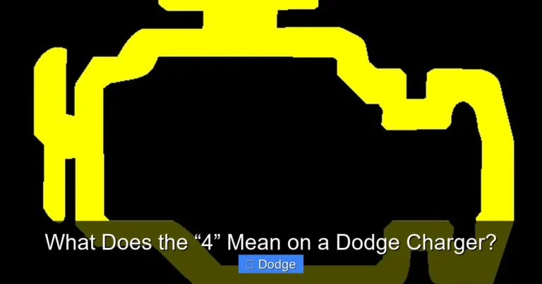 What Does the “4” Mean on a Dodge Charger?