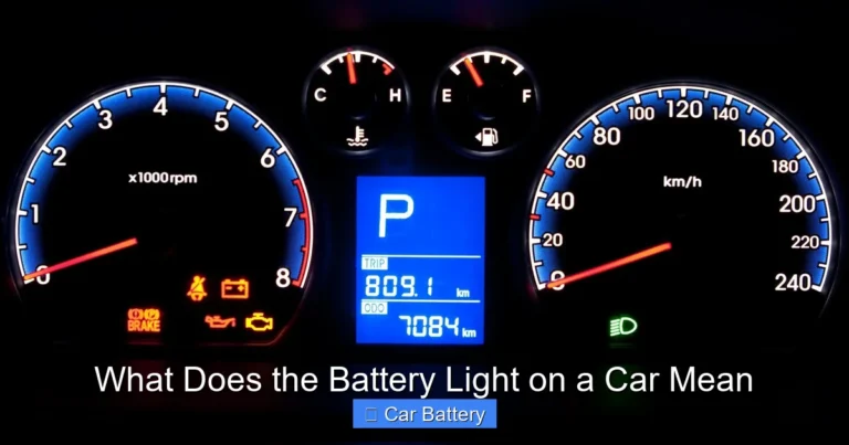 What Does the Battery Light on a Car Mean