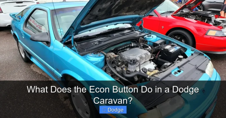 What Does the Econ Button Do in a Dodge Caravan?