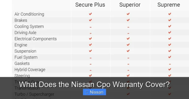 What Does the Nissan Cpo Warranty Cover?