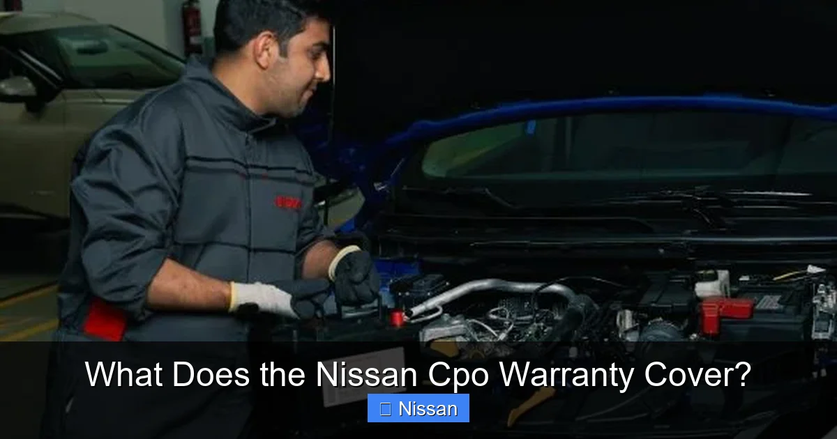 What Does the Nissan Cpo Warranty Cover?