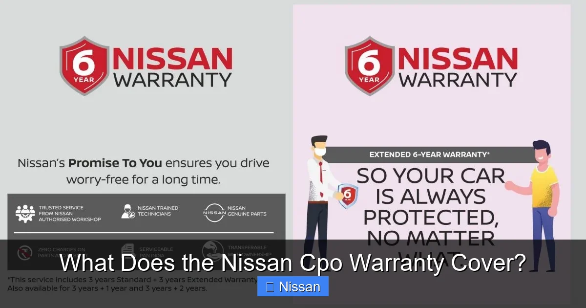 What Does the Nissan Cpo Warranty Cover?