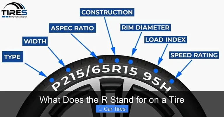 What Does the R Stand for on a Tire