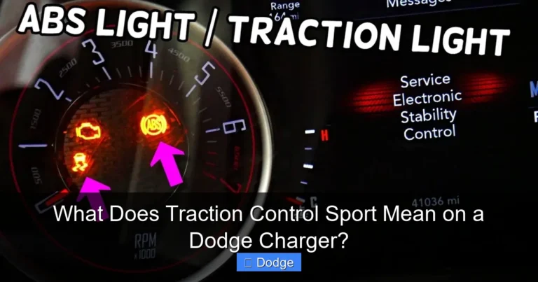 What Does Traction Control Sport Mean on a Dodge Charger?