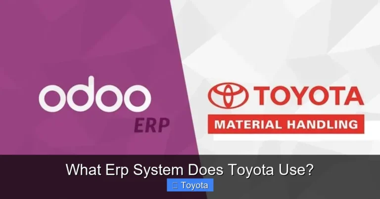What Erp System Does Toyota Use?