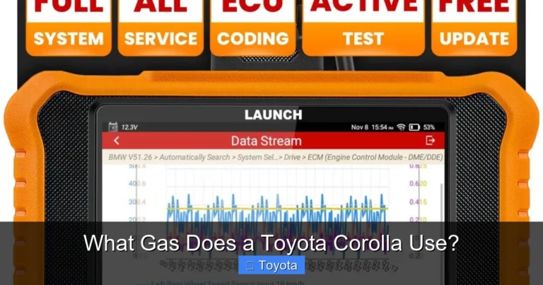 What Gas Does a Toyota Corolla Use?