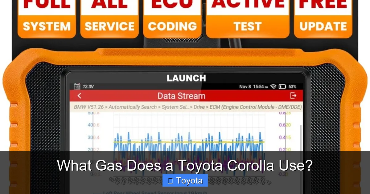 What Gas Does a Toyota Corolla Use?