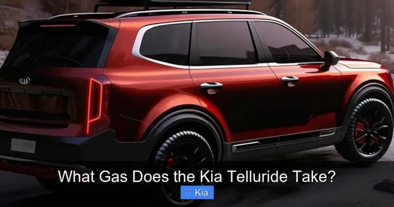 What Gas Does the Kia Telluride Take?