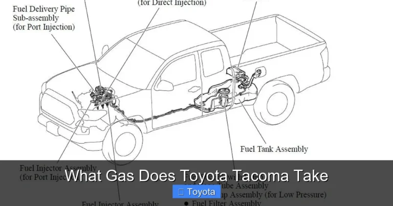 What Gas Does Toyota Tacoma Take