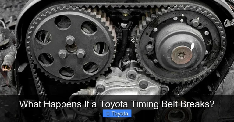 What Happens If a Toyota Timing Belt Breaks?