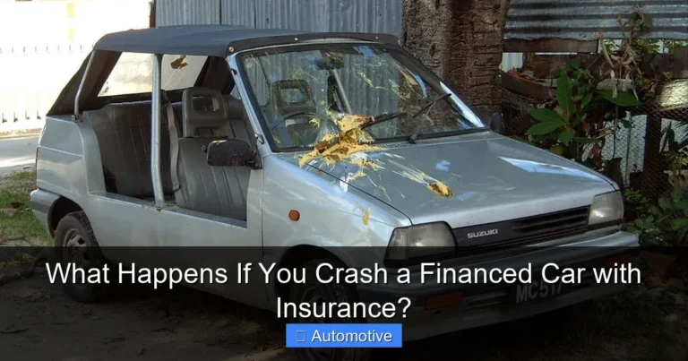 What Happens If You Crash a Financed Car with Insurance?