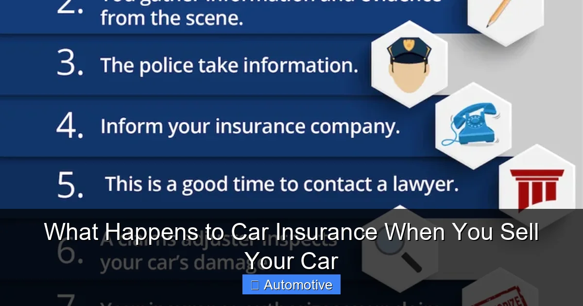 What Happens to Car Insurance When You Sell Your Car