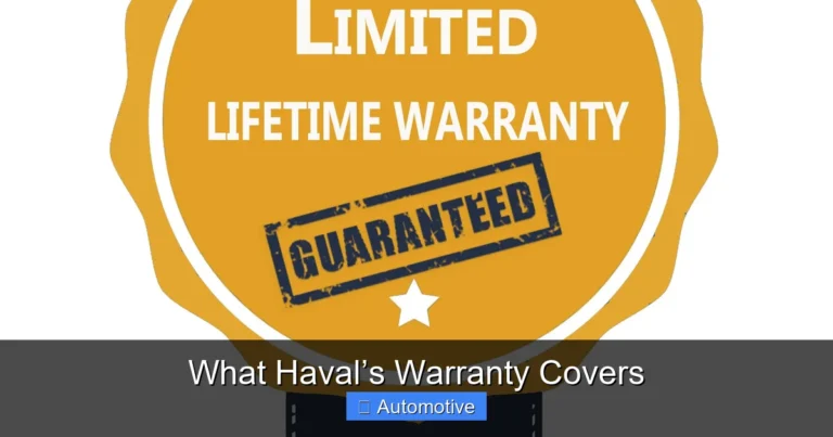 What Haval’s Warranty Covers