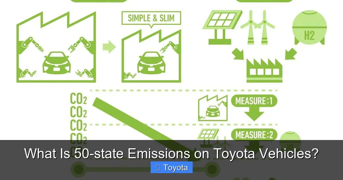 What Is 50-state Emissions on Toyota Vehicles?