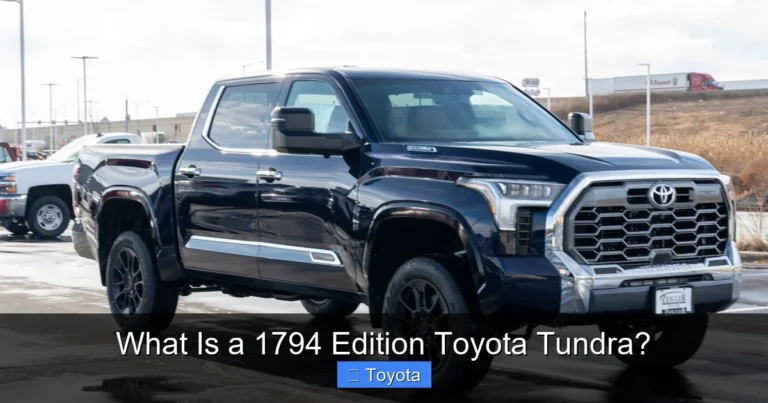 What Is a 1794 Edition Toyota Tundra?