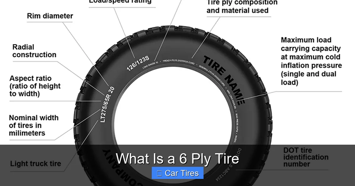 What Is a 6 Ply Tire