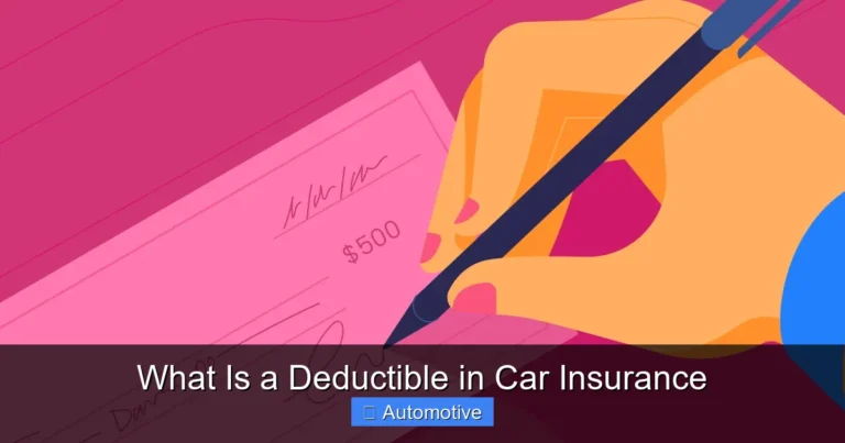 What Is a Deductible in Car Insurance