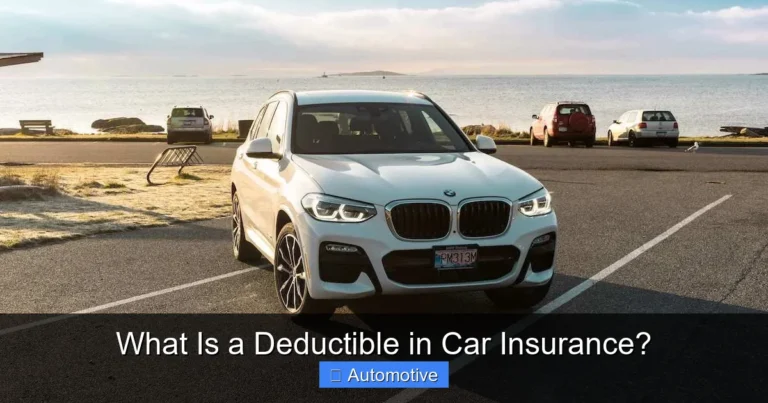 What Is a Deductible in Car Insurance?