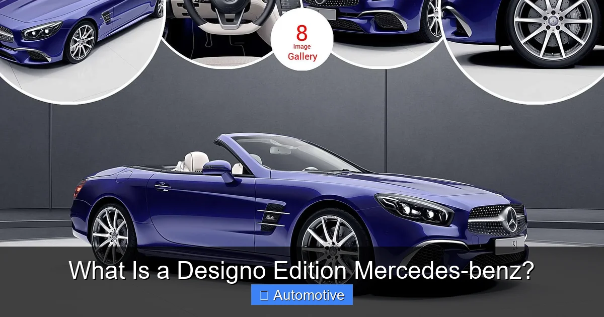 What Is a Designo Edition Mercedes-benz?
