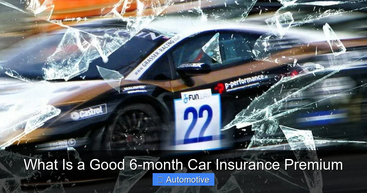 What Is a Good 6-month Car Insurance Premium
