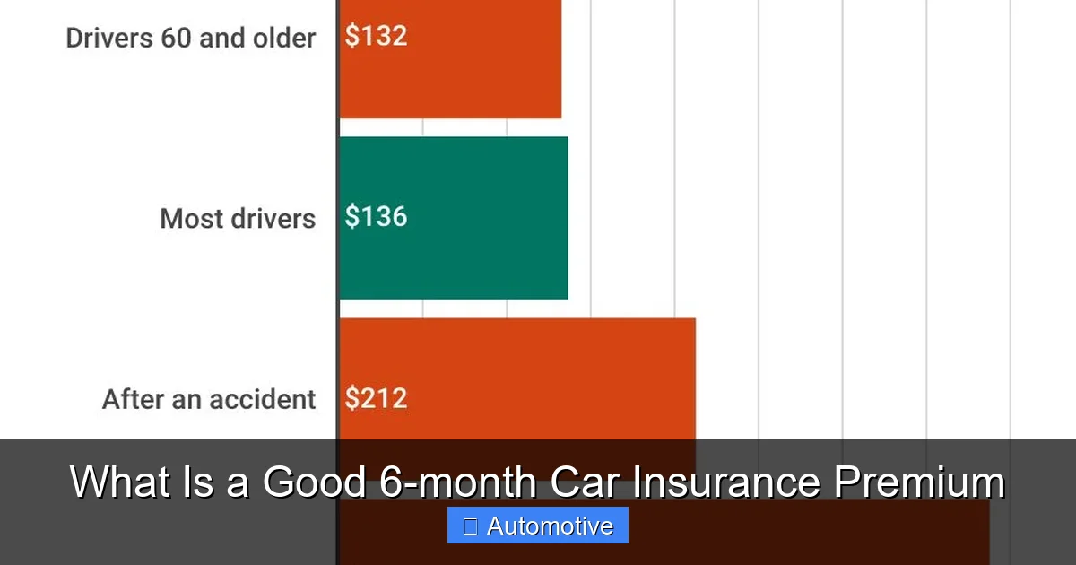 What Is a Good 6-month Car Insurance Premium