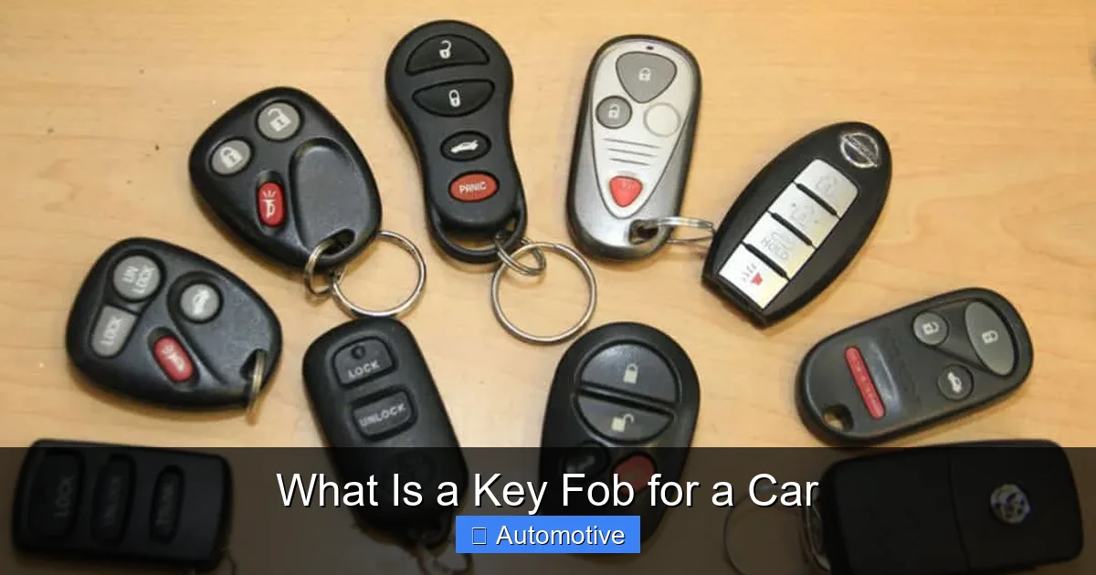 What Is a Key Fob for a Car