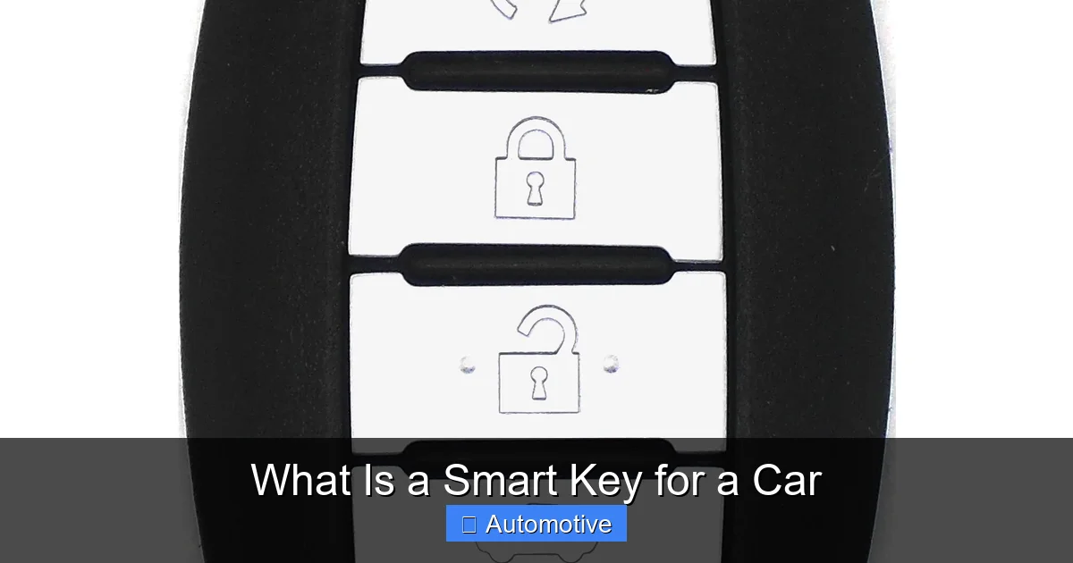 What Is a Smart Key for a Car