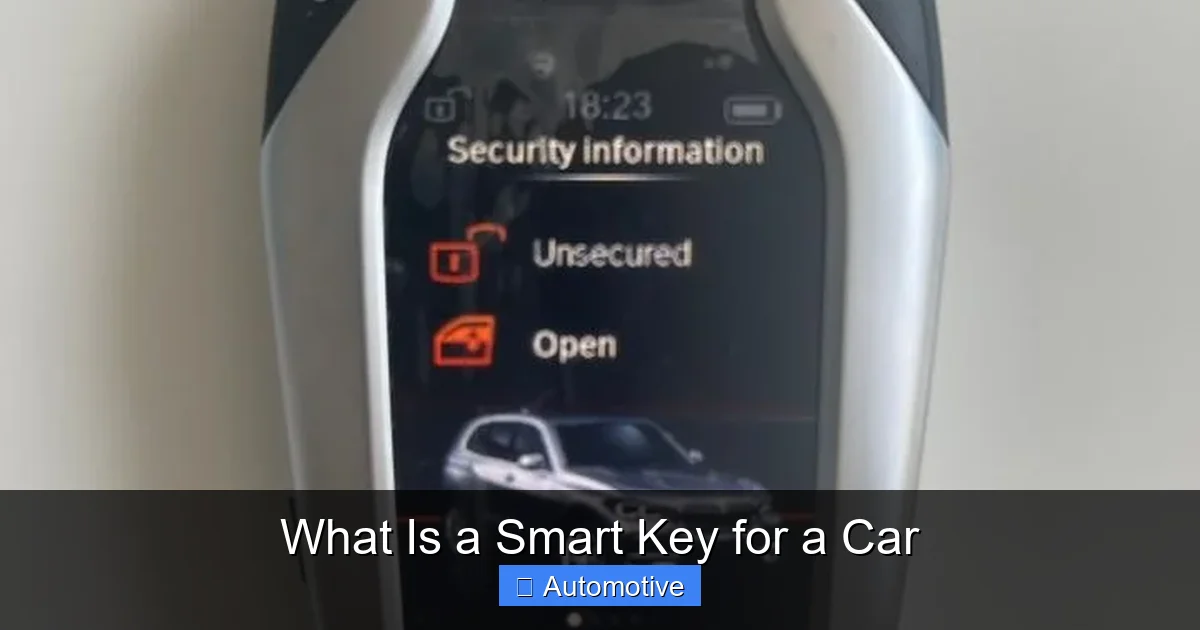 What Is a Smart Key for a Car