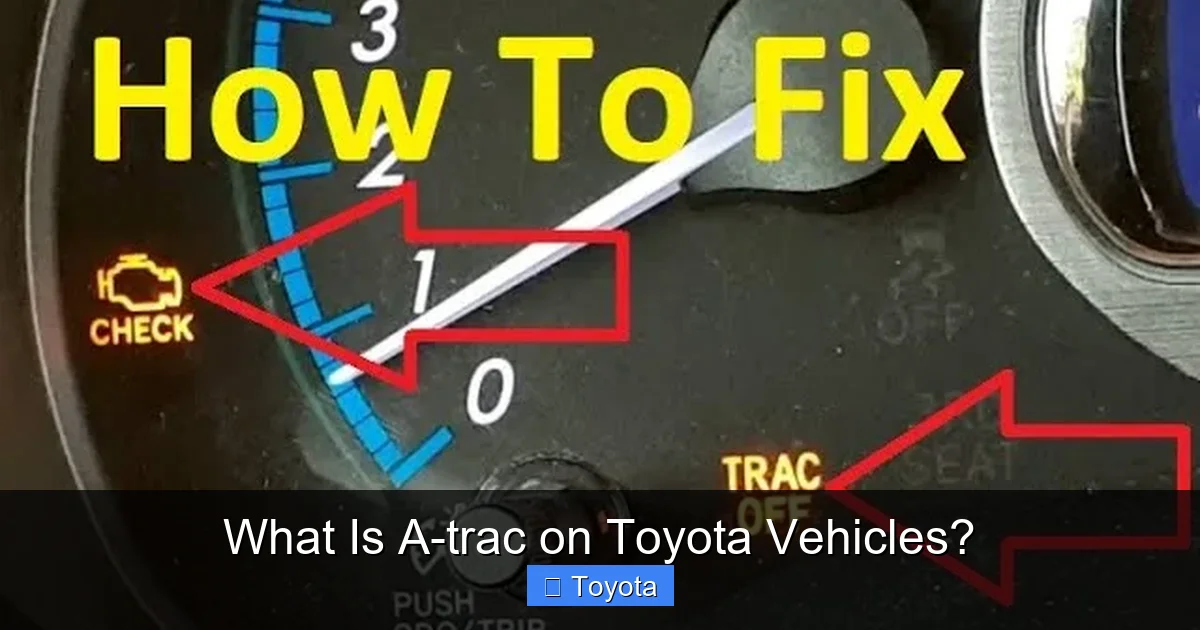 What Is A-trac on Toyota Vehicles?
