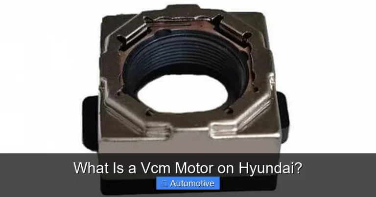 What Is a Vcm Motor on Hyundai?