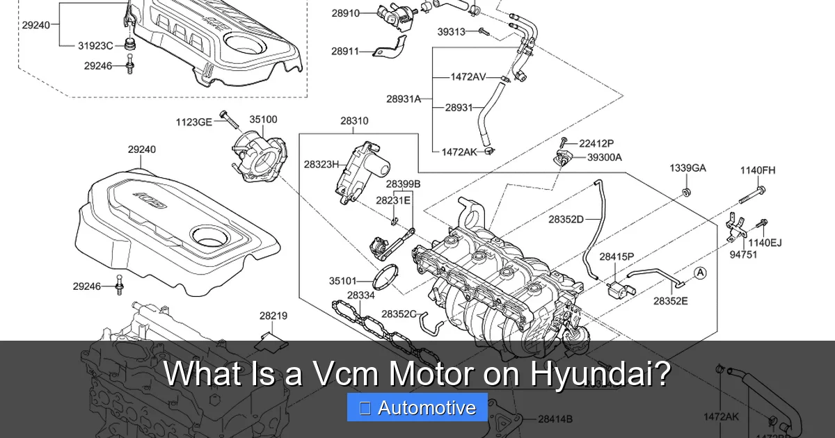 What Is a Vcm Motor on Hyundai?