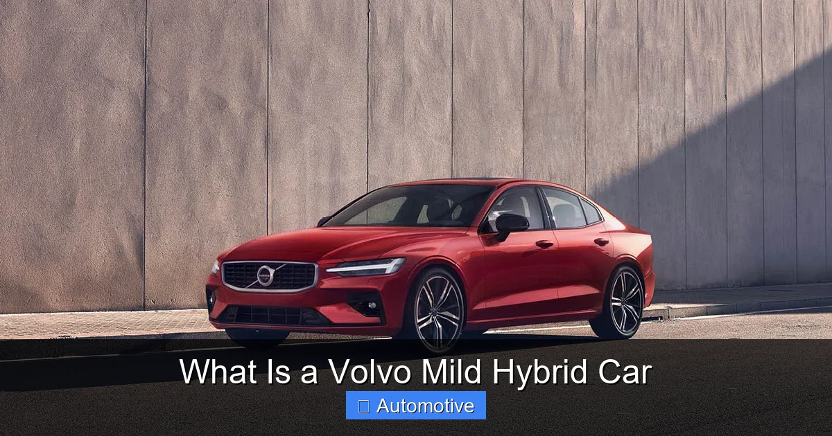 What Is a Volvo Mild Hybrid Car