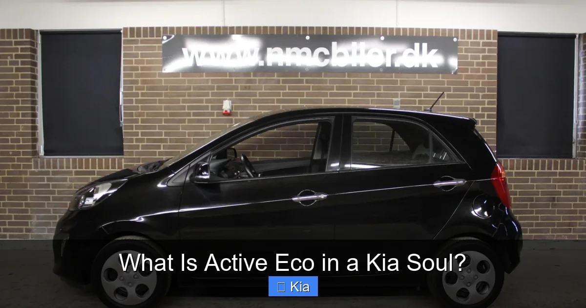 What Is Active Eco in a Kia Soul?