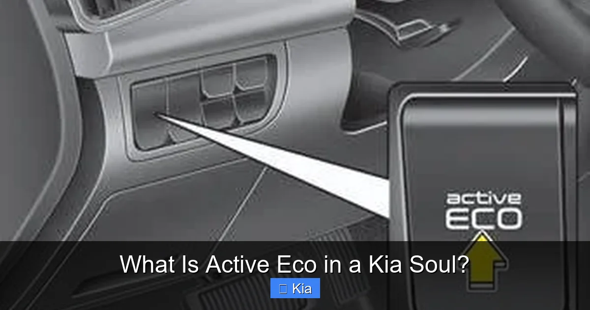 What Is Active Eco in a Kia Soul?