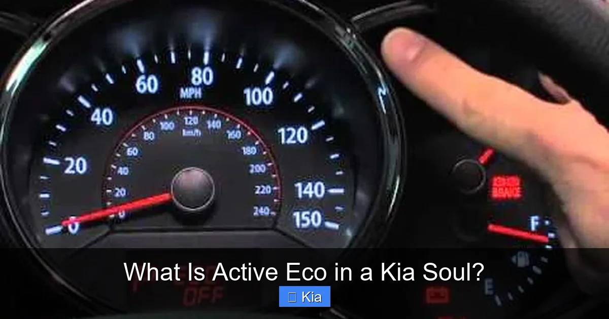What Is Active Eco in a Kia Soul?