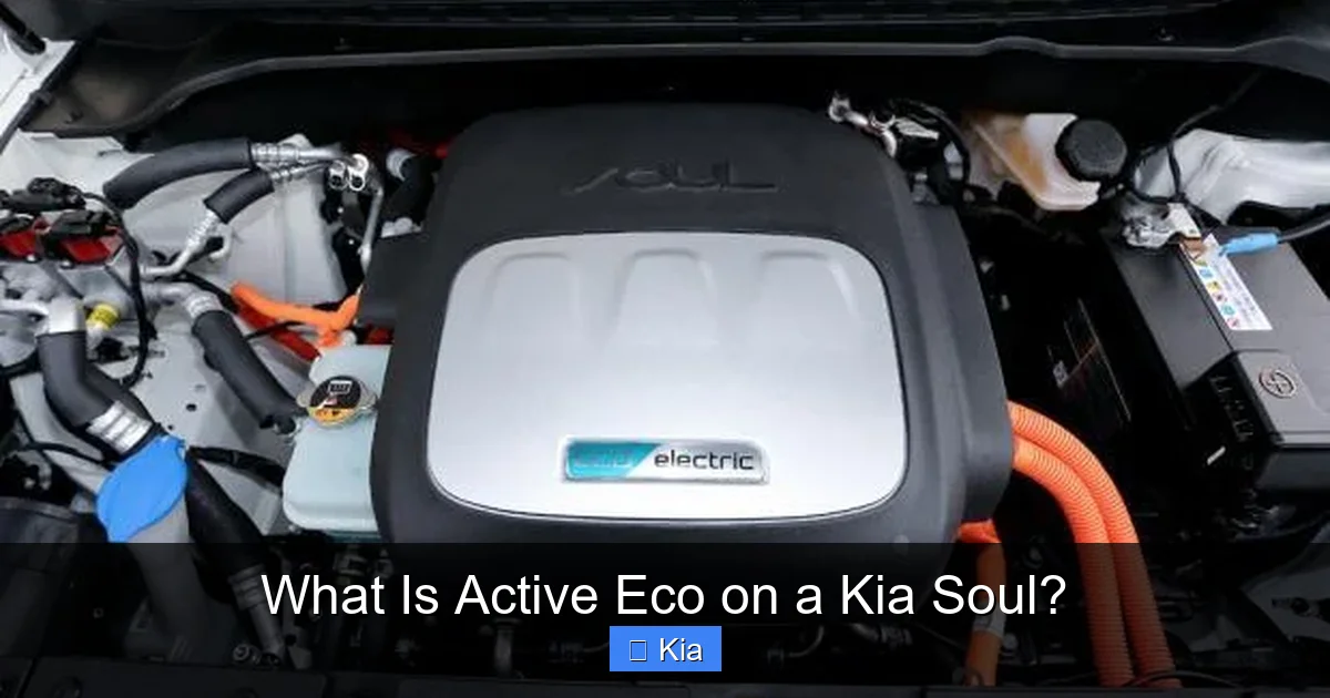 What Is Active Eco on a Kia Soul?