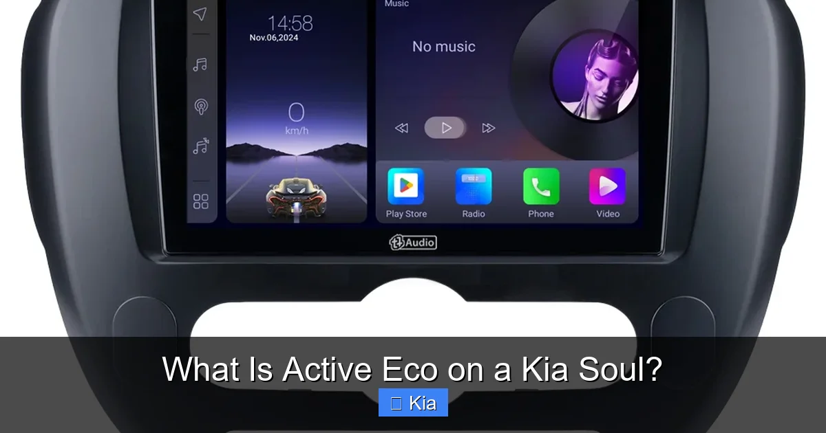 What Is Active Eco on a Kia Soul?
