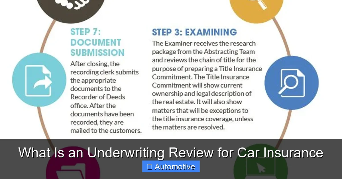 What Is an Underwriting Review for Car Insurance