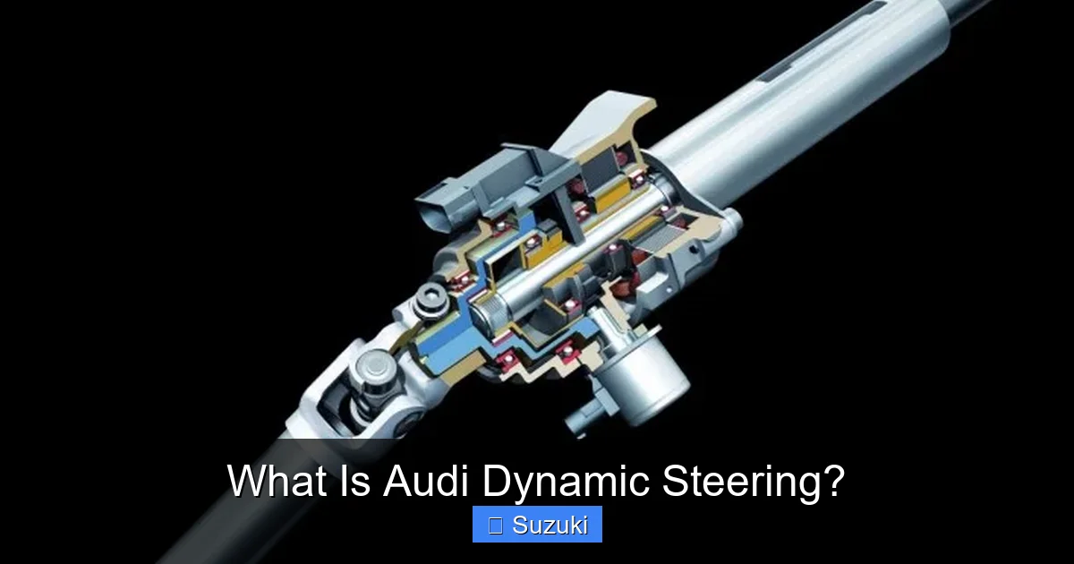 What Is Audi Dynamic Steering?