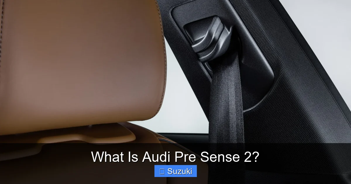 What Is Audi Pre Sense 2?